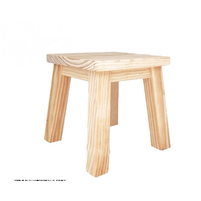 Taburete de Madera Cuadrado - Tamaño: 36 x 25 x 25 cm / 19 x 19 x 19cm / 50X30X30CM / 67X30X30CM
