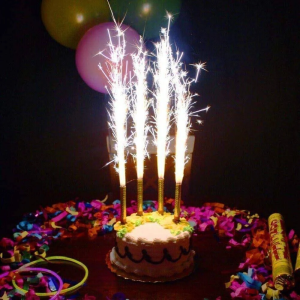 bengala alimentaria pastel Cumple 4 uds fiesta velas cumpleaños