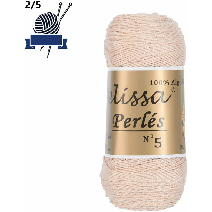 Hilo de Algodón para Ganchillo Hilado 100% Algodón para DIY y Tejer a Mano (1u*70 g), Agujas Talla 2/5,