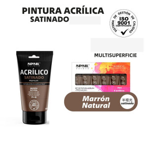 Pintura Acrílica marron natural 0.75 ml