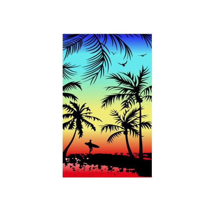 Toalla Playa Grande Microfibra , 100 X 180 cm.