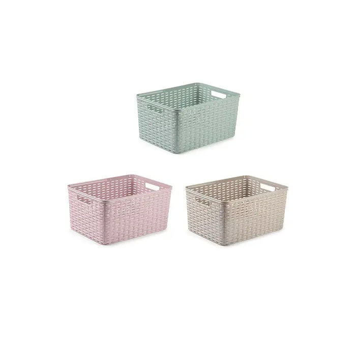 Cesta Plástico Ratán Nº 5 VRM