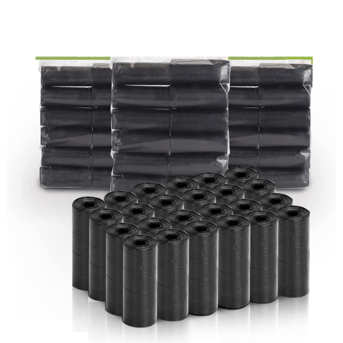 Bolsas Caca Perro, 1080 Unidades Bolsas Excrementos Perros, Extra Grueso, Fuerte y a Prueba.72 Rollos,