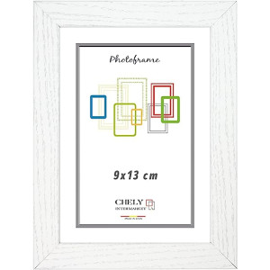 Marcos Diplomas 9x13cm (Blanco) 1 Uds