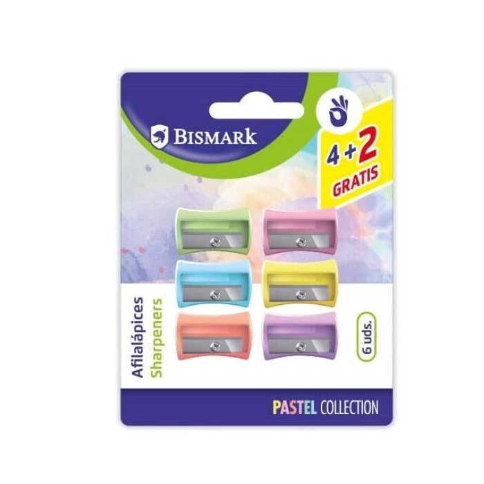 Afilalapices color Pastel  Pack 6 unidades