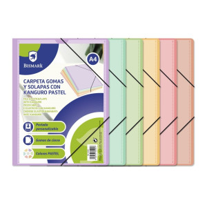 Carpeta A4 gomas y solapas...