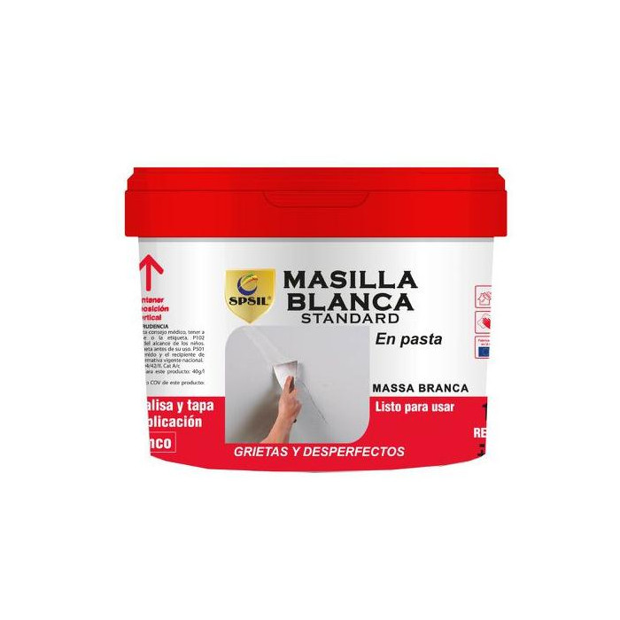 Masilla Blanco En Pasta Para Pared 350gr