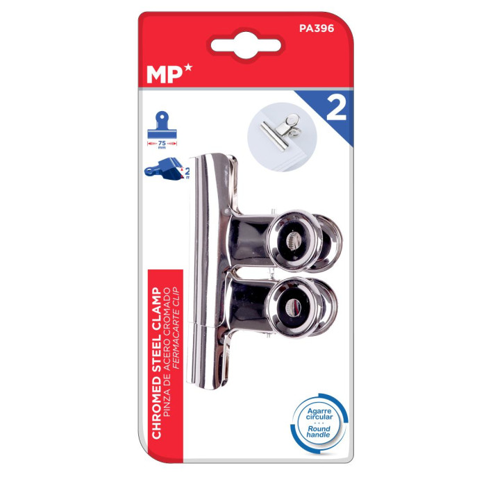 Pinzas Acero Cromado 75MM