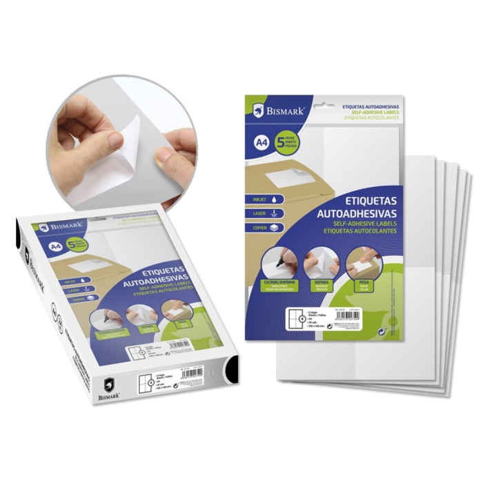 Etiquetas Autoadhesivas Impresora 105mm x 148mm 5Hoja 20und