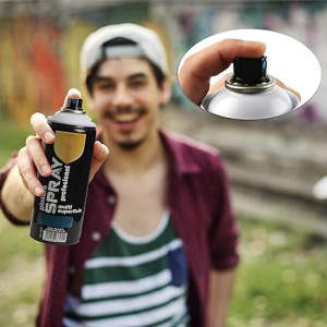 Pintura Spray Blanco Metalizado 400 Ml