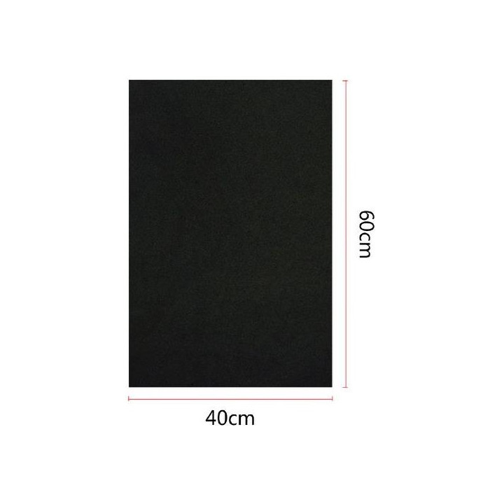Goma Eva Glitter negra, 40 x 60cm. pack de 10 unidades