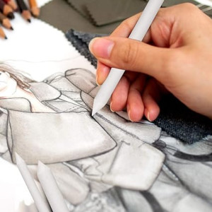 6 Piezas Accesorios de Dibujo, Lapices De Dibujo, Difuminos de Papel para Artistas Dibujo