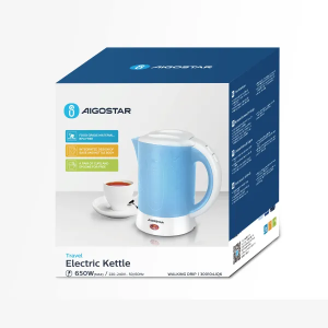 Hervidor de Agua Eléctrico Compacto de 0,6 Litro, Libre de BPA, 650W