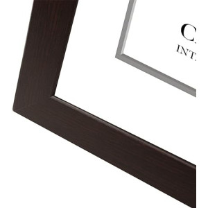 Marco de Fotos Grande 40x60cm (Wengué) MOD-254 | Hecho de Madera | Ancho de Bastidor 1,20cm