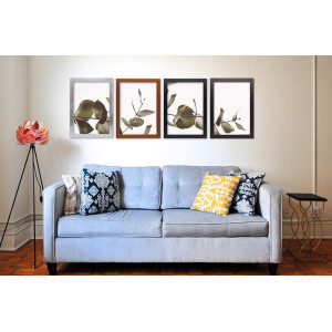 Marco de Fotos Grande 40x60cm (Wengué) MOD-254 | Hecho de Madera | Ancho de Bastidor 1,20cm