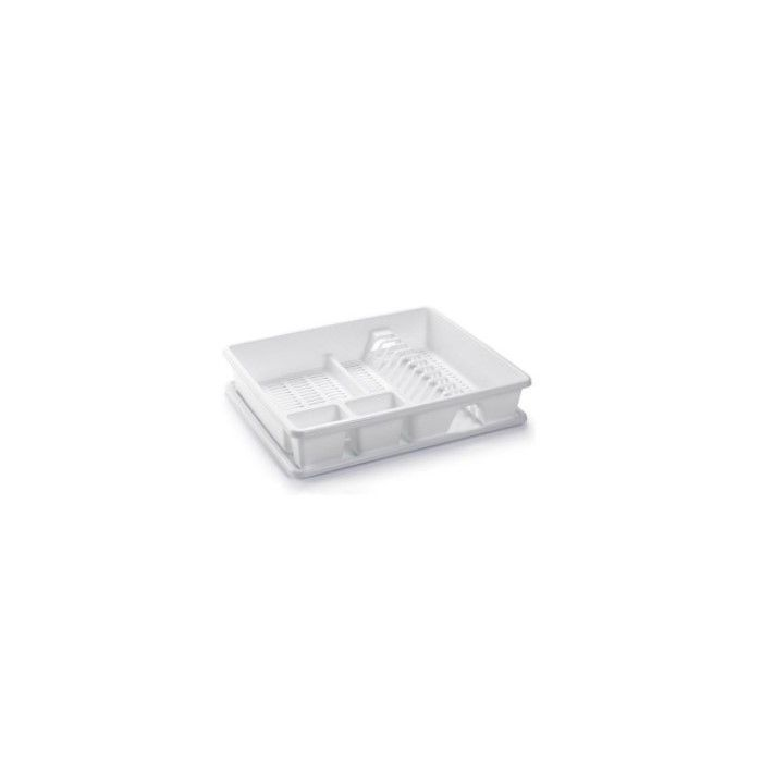 Escurreplatos Rectangular Grande Blanco 48 x 38 x 9 cm