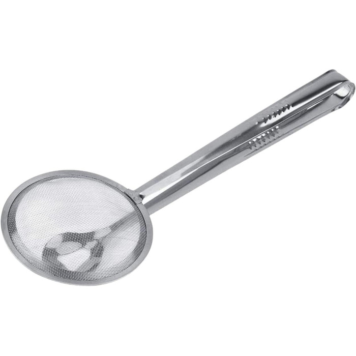 Pinza de cuchara de filtro de tamiz - Colador de malla fina de acero inoxidable -