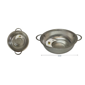 Colador de Cocina,32 cm, Acero Inoxidable Colador con Asa