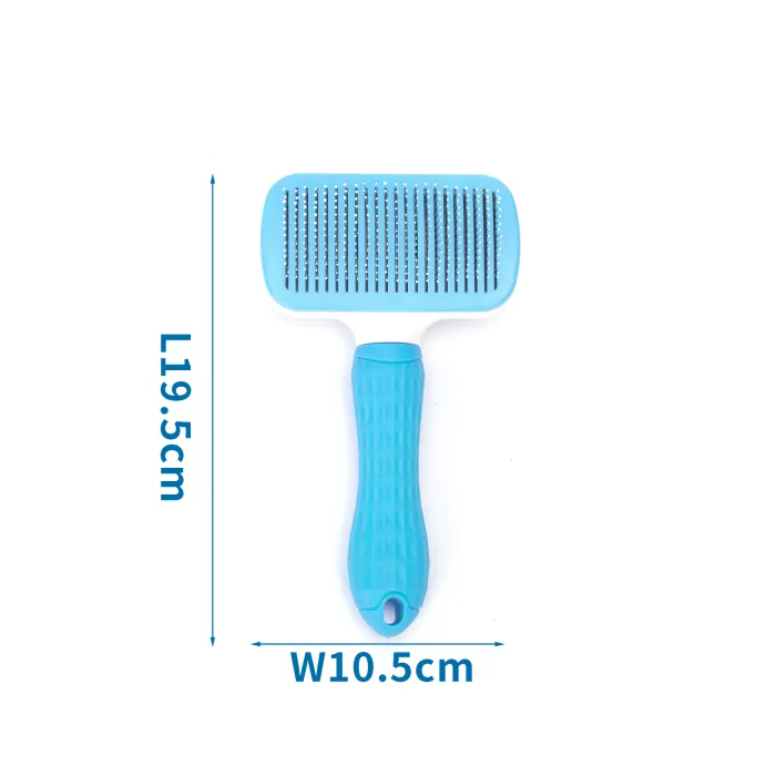 Peines y cepillos deslanadores Azul claro perro & gato L 19.5CM*W10.5CM