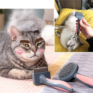 Cepillo Perros Gatos Mascotas Peine Masaje para Pelo Corto