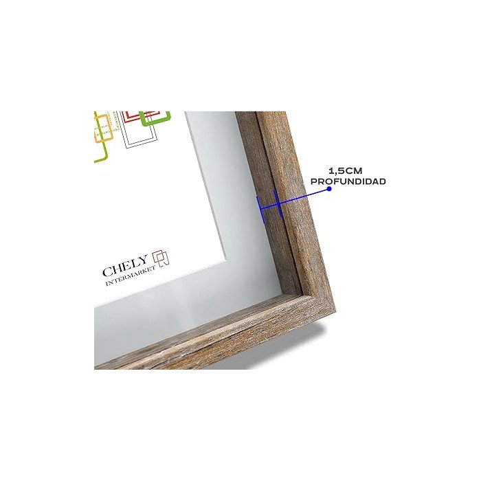 CHELY INTERMARKET | MOD-3507 Estilo galería | Marco de Madera para