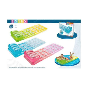 Tumbona hinchable Intex con almohada