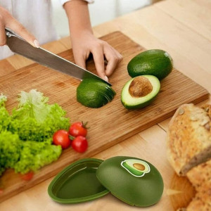 Guarda aguacate, guarda aguacate nevera, Recipiente para aguacates, Conserva aguacate, Estuche de plástico para aguacates