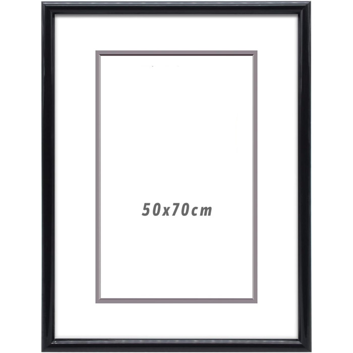 Marco de Fotos 50x70cm (Negro)(Blanco )Grandes para Pared . Decoración