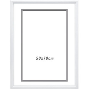 Marco de Fotos 50x70cm (Negro)(Blanco )Grandes para Pared . Decoración