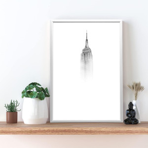 Marco de Fotos 50x70cm (Negro)(Blanco )Grandes para Pared . Decoración