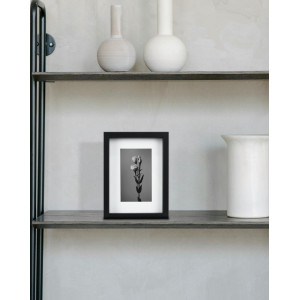Marco con profundidad 15x20cm (Int 10x15cm) Negro MOD 3503 madera con paspartu.