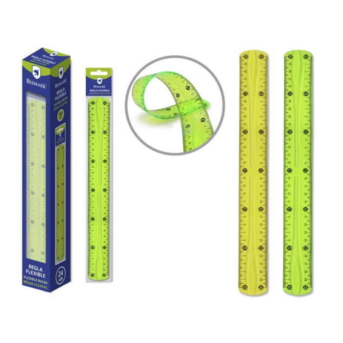 Regla pvc flexible 30cm