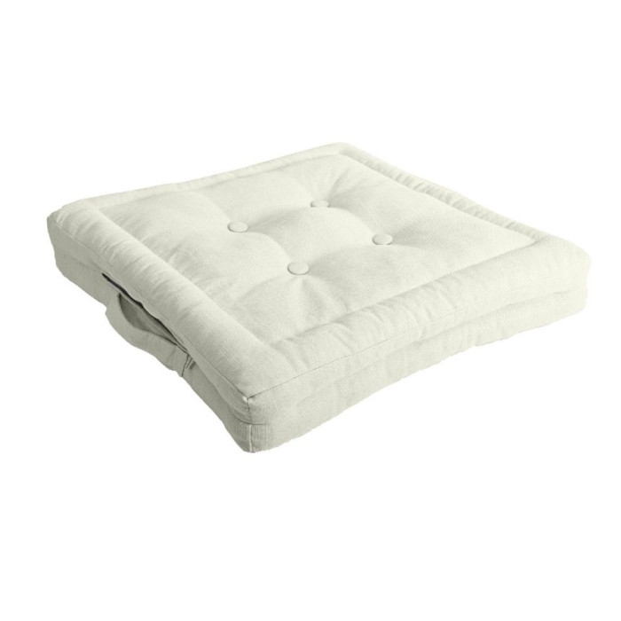 Cojines para Sillas de Exterior e Interior Reversibles 60 x 60 x 10 cm Blanco