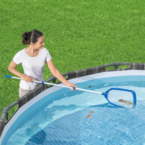 Recogehojas con mango extensible Bestway