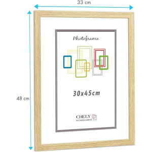 Marco de Foto 30x45cm ( Haya) MOD-254 Hecho