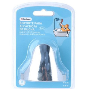 Soporte Ducha de Plastico Completo, Soporte Ducha Pared con tornillo