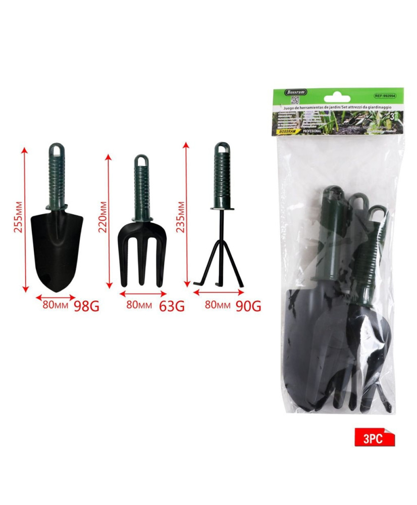 Juego de herramientas de jardin
