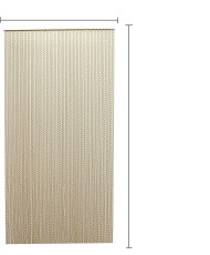 Cortina para Puerta Tiras PVC 205x90cm - 205x120cm，Cortina para Puerta Exterior，10 Color