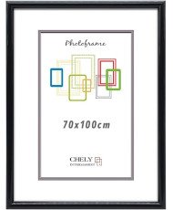 Marco de fotos 70x100cm MOD 312 Negro Cuadro de pared ideal para fotos y diplomas