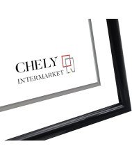 Marco de fotos 70x100cm MOD 312 Negro Cuadro de pared ideal para fotos y diplomas