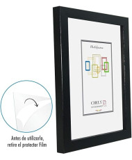 Marco de Fotos 40x50 cm (Negro) MOD-272 Estilo galería | Marco de Madera para Decoración de Casa