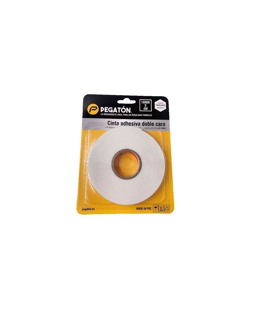 Cinta de espuma de doble cara de 18 mm, cinta de esponja impermeable de 4 m