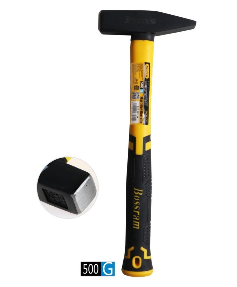 Martillo 500G Con Mango De Goma