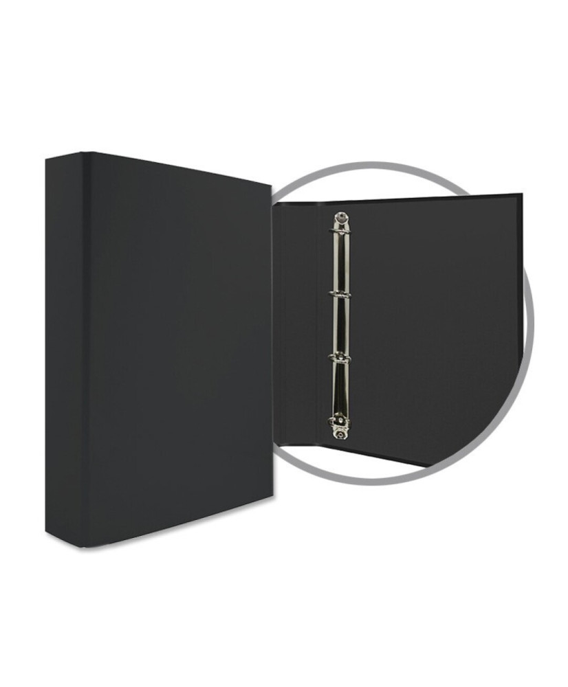 Carpeta Carton A4 Color Negro 4 Anillas