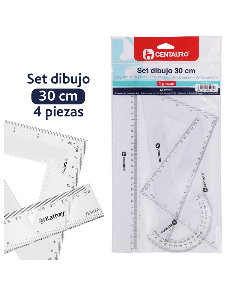 Set de reglas 4 Uds