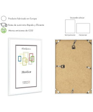 Marco de fotos 30x45cm MOD 316 Blanco Cuadro de pared ideal para fotos y diplomas