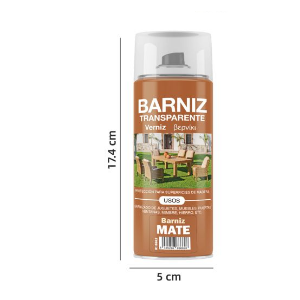 Barniz Spray Mate 200 ml.