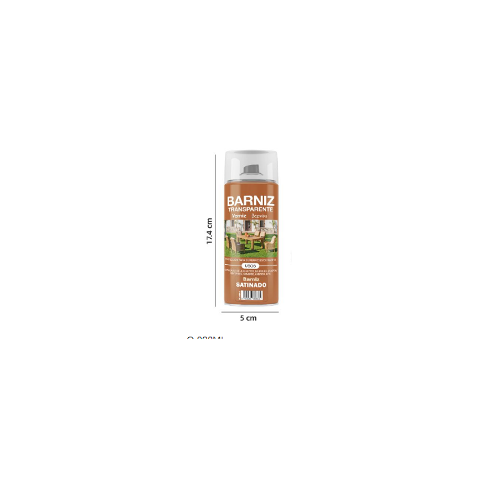 Barniz Satinado Transparente 400ML