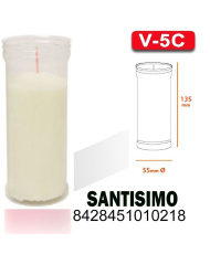 CAJA 24 Velones Mediano V-5  135×55(ø) mm