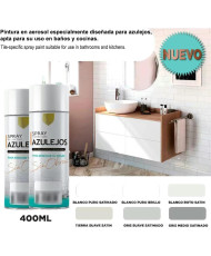 Pintura Spray Para Azulejo (color Blanco Roto Satin)  400ml